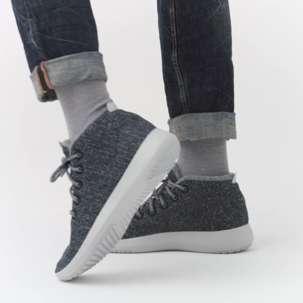 ALLBIRDS CLASSICS: Natural Grey (Light Grey Sole) Wool Runner Up Mizzle